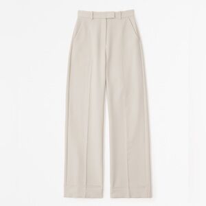 NWT Cuffed Hem Tailored Wide Leg Pants (trousers) 31L